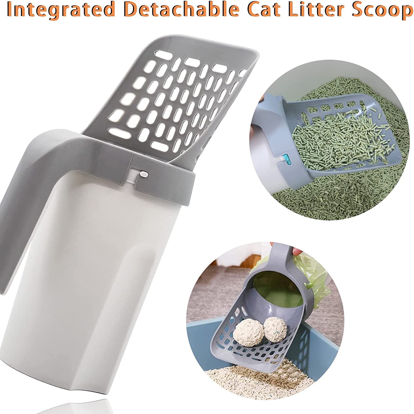 Cat Litter Shovel with Refill Bag