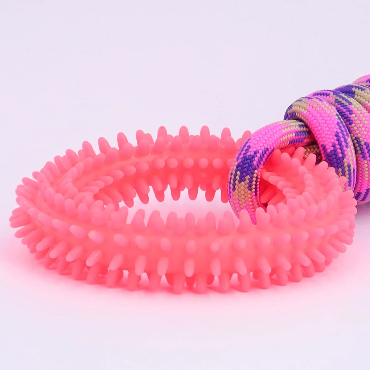 Spiked Toy Ring Dog Rope