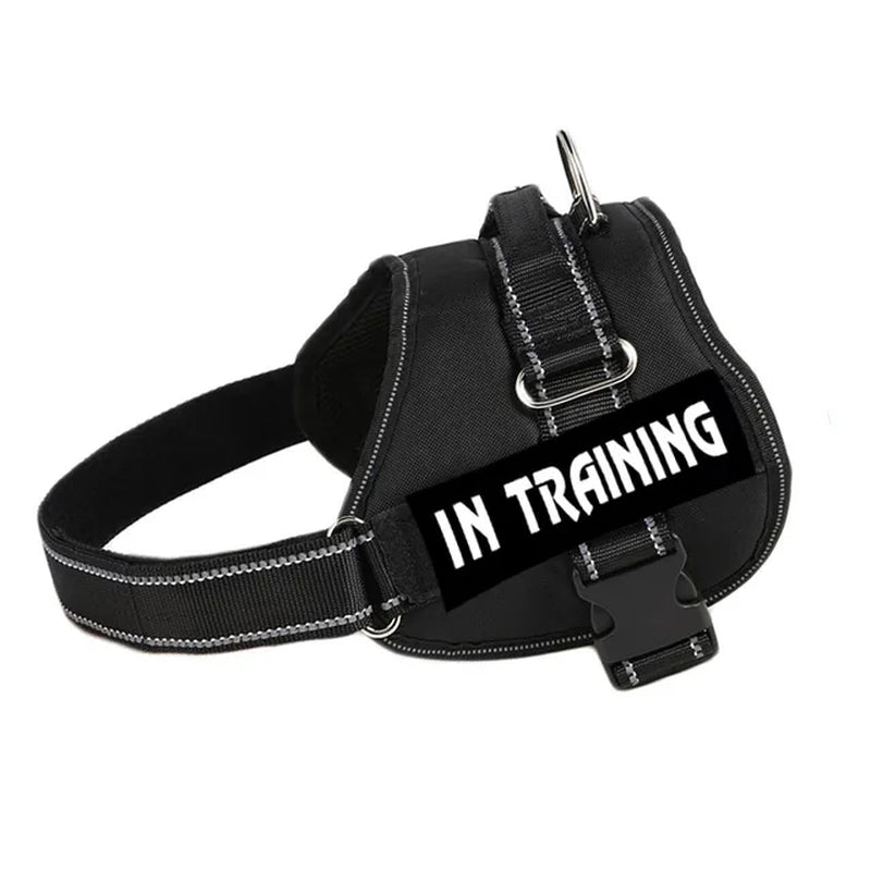 Adjustable Service Dog Harness Pet Training Vest Reflective Patches Size XS S M L XL XXL Emotional Support Therapy Dog