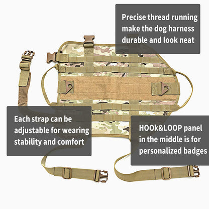 Tactical Dog Molle Vest Harness