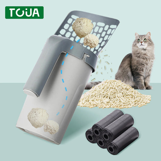 Cat Litter Shovel with Refill Bag