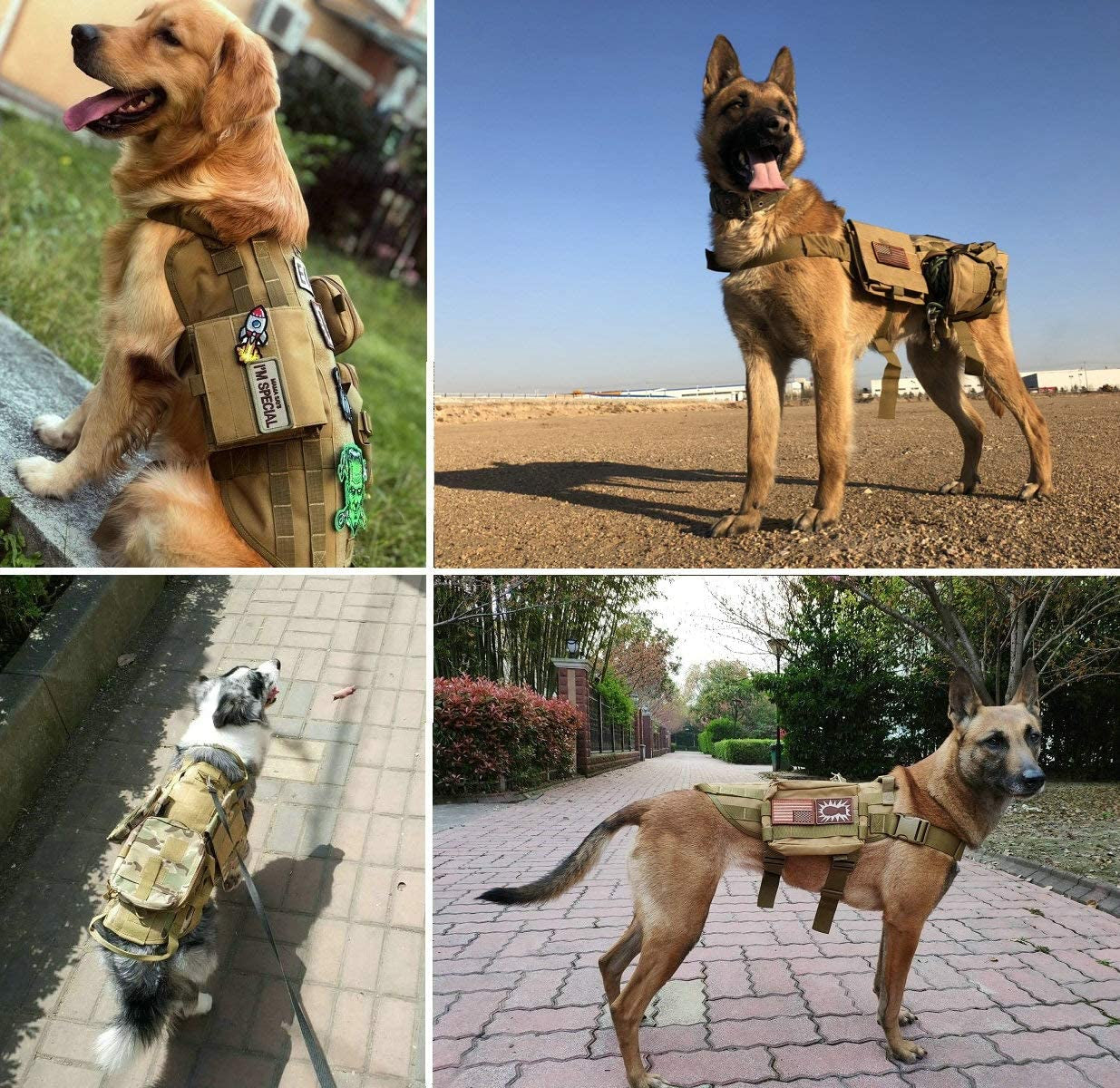 Tactical Dog Molle Vest Harness