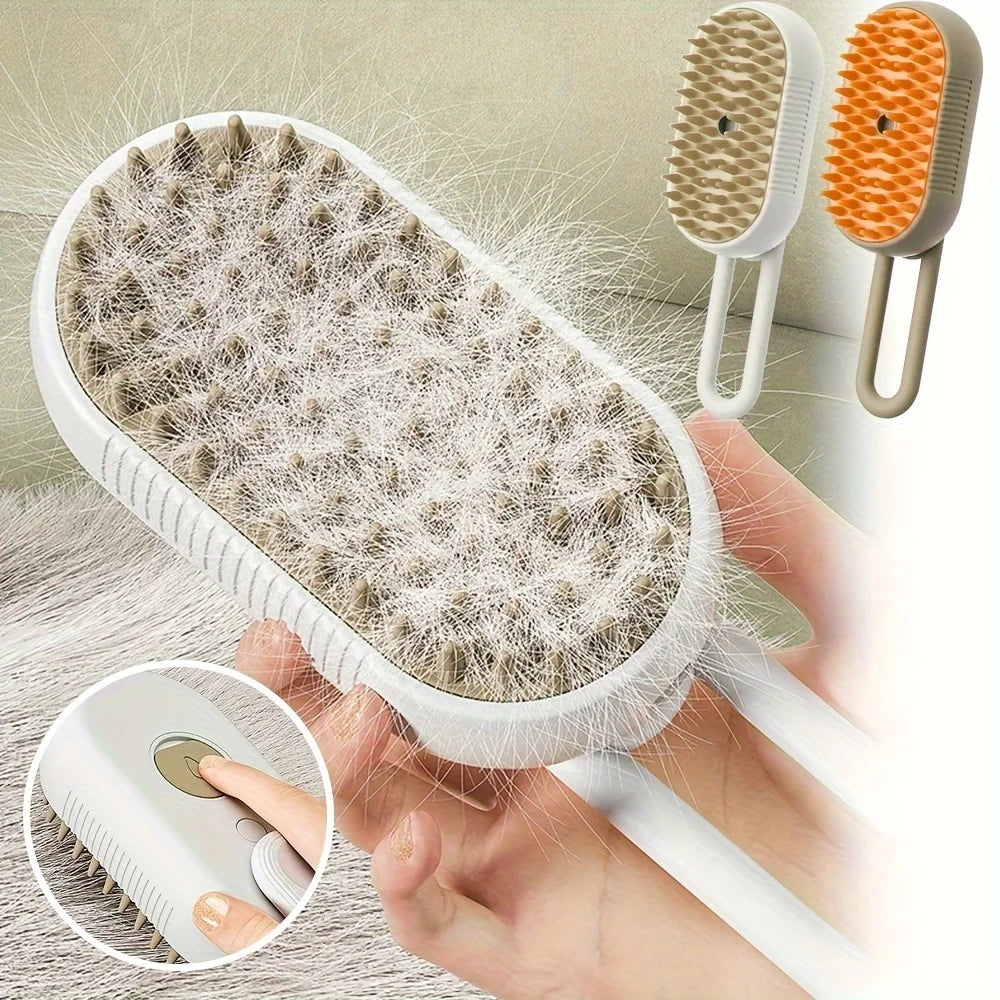 Steam Spray Electric Pet Brush(For Hair Removal)