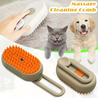 Steam Spray Electric Pet Brush(For Hair Removal)